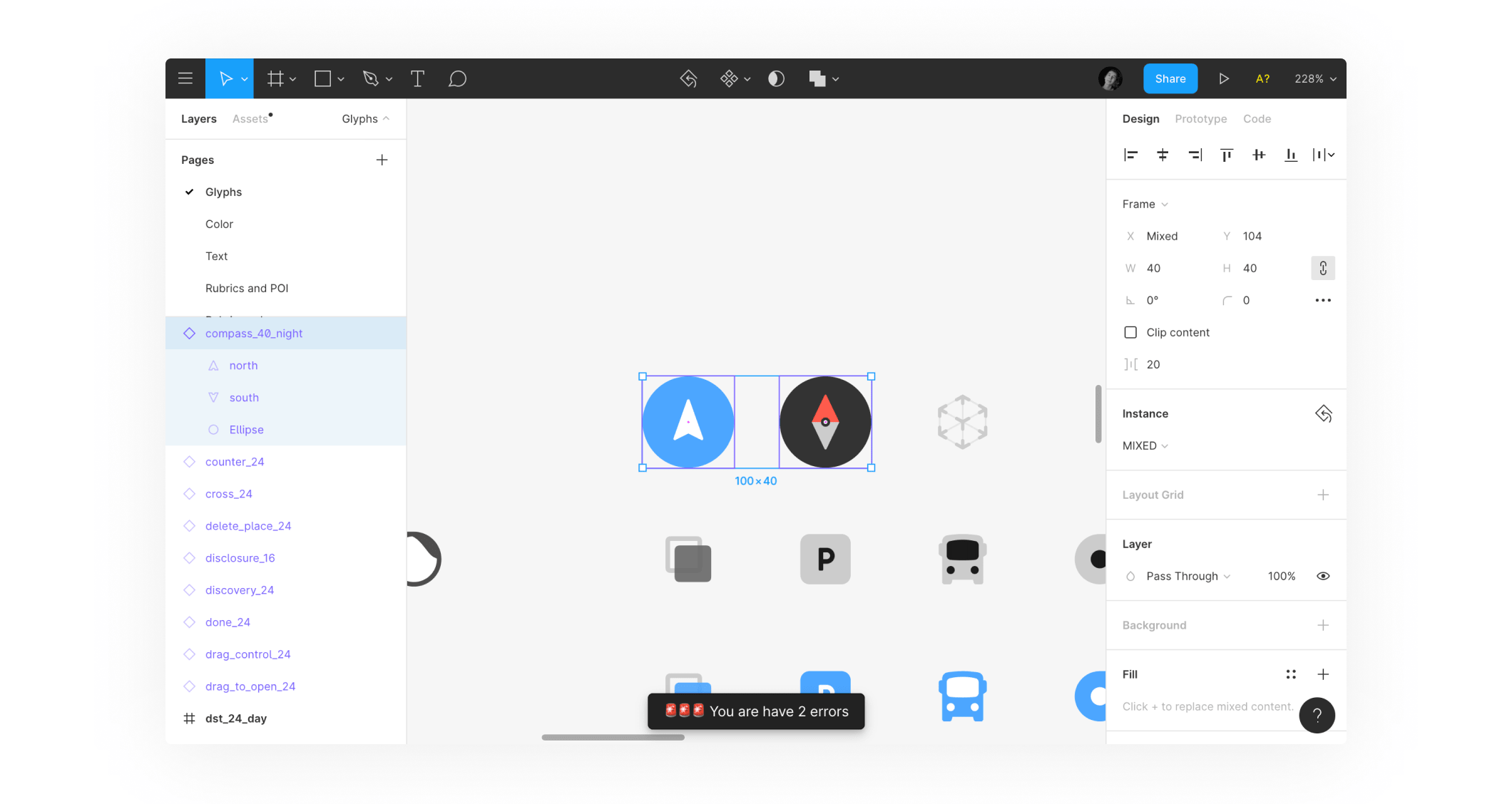 Check the Library Figma plugin